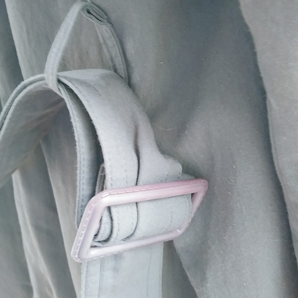 New York Harbor 12 Gray Trench Coat - Picture 4 of 11